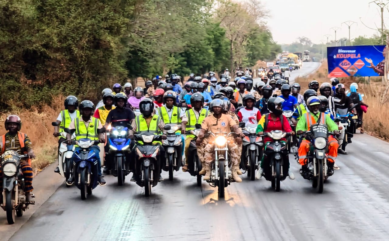 La Police nationale du Kourittenga en campagne pour le port du casque : 131 accidents et 22 décès au premier trimestre de l’année 2026