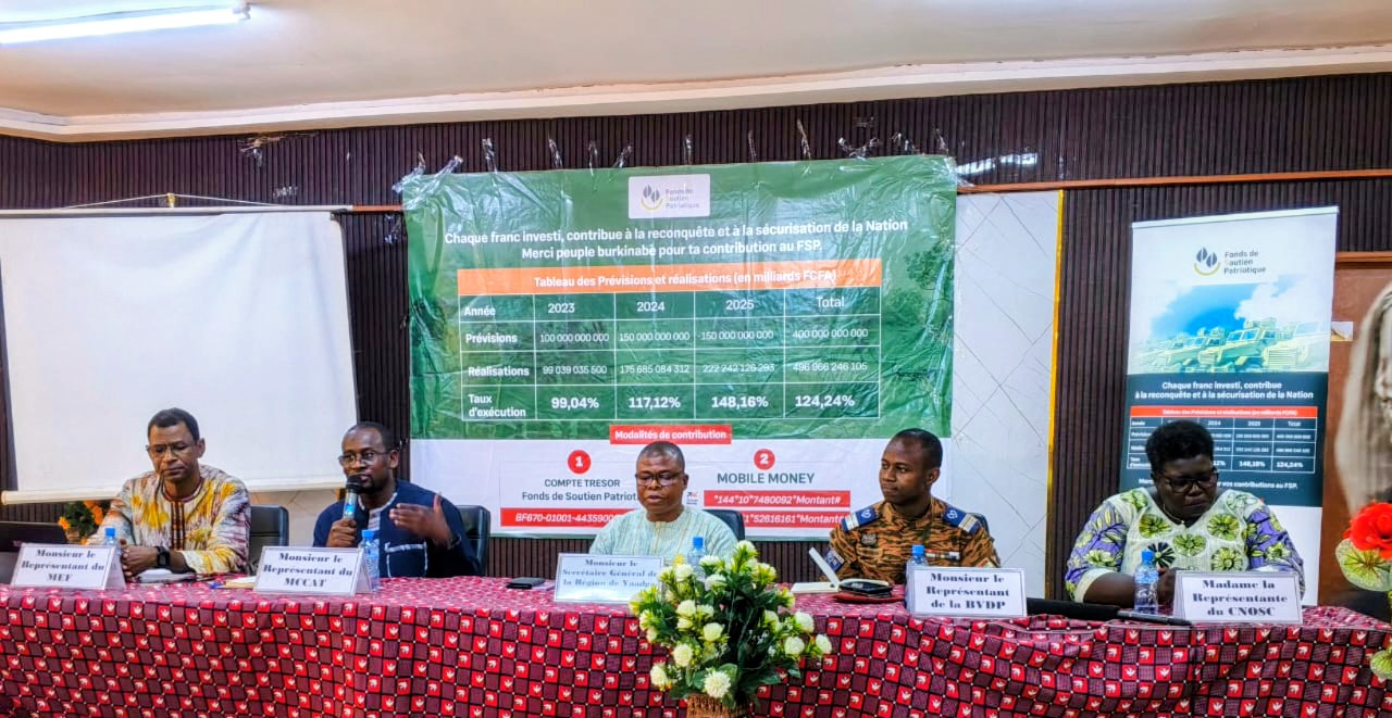 Fonds de soutien patriotique au Burkina : à Ouahigouya, une conférence régionale pour rendre compte et mobiliser les citoyens
