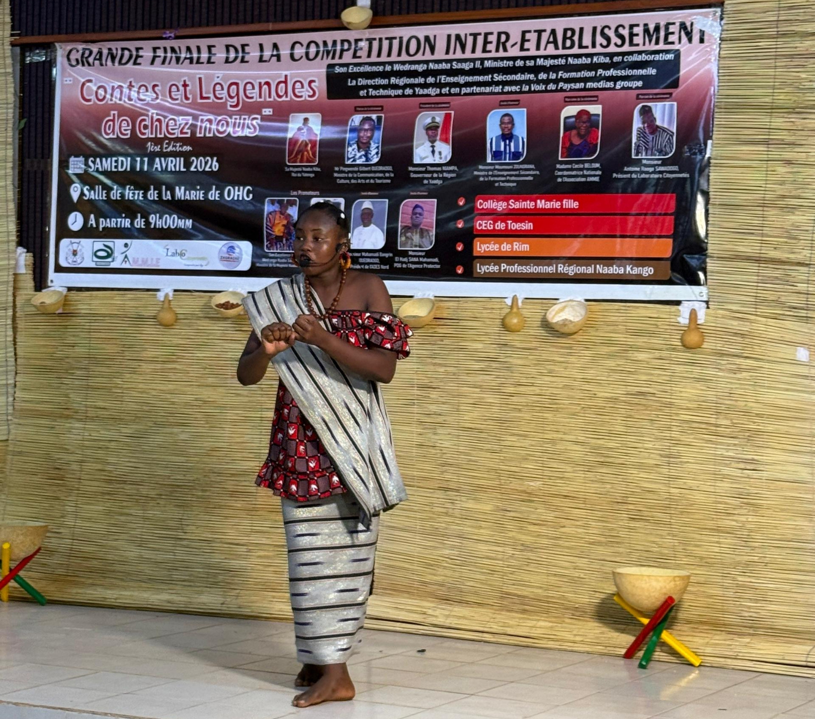 Éducation et culture : à Ouahigouya, la finale du concours de contes inter-établissements met en lumière les valeurs culturelles